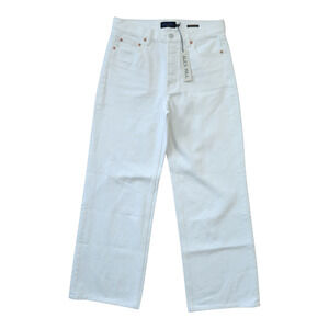 ALEX MILL Alek Relaxed Wide Leg Jeans 31 Sea Salt White Classic Minimalist Denim